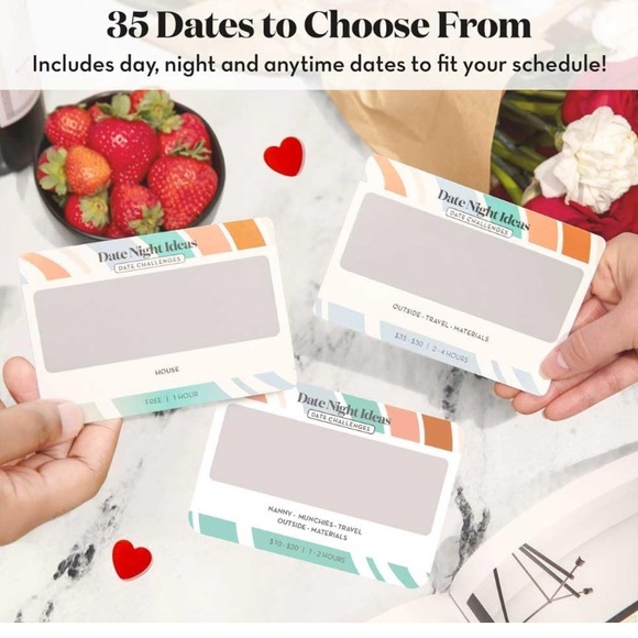 Date Night Ideas Scratch Off Cards - Picture 3 of 8